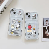 Funny Snoopy Card Bag Phone Case